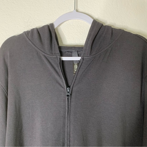 Skims Mens dark gray full zip hooded sweater XL - Picture 5 of 9